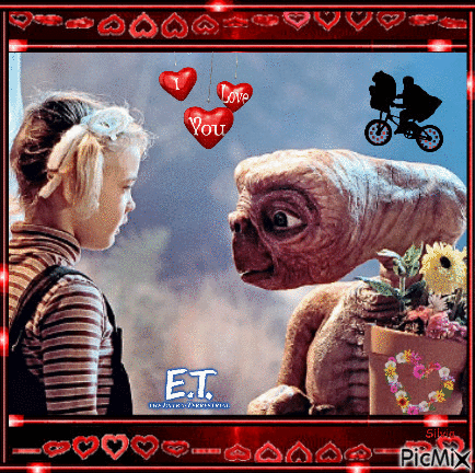 ET o Extraterrestre - Animovaný GIF zadarmo