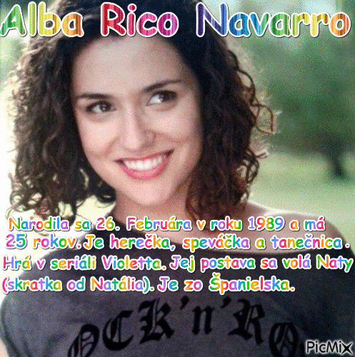Alba Rico Navarro - Darmowy animowany GIF