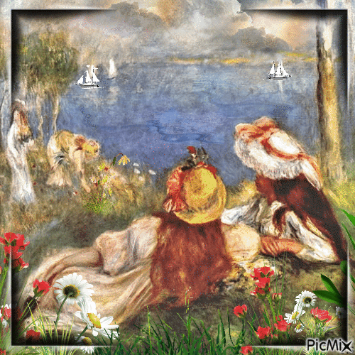 Pierre-Auguste Renoir - Δωρεάν κινούμενο GIF
