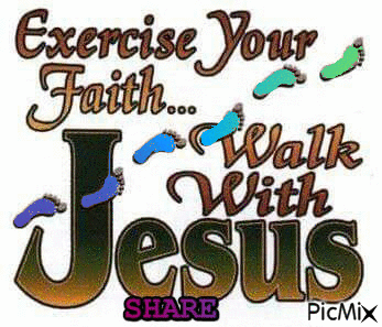 Exercise your faith - Ingyenes animált GIF