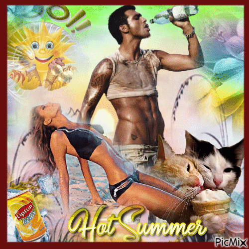 hot summer - Безплатен анимиран GIF