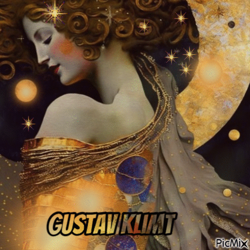 Gustav Klimt - Gratis animerad GIF