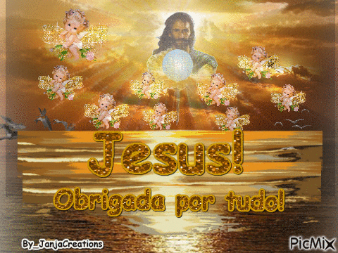 Jesus, obrigada - Δωρεάν κινούμενο GIF