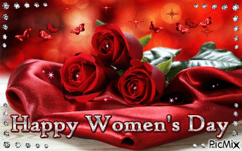 Happy Women's Day - Free animated GIF