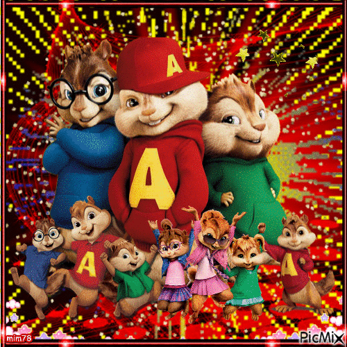 Alvin and the Chipmunks - Animovaný GIF zadarmo