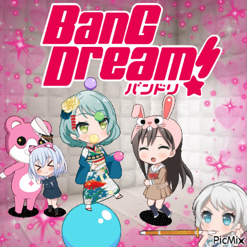 bang dream girls band party - 免费动画 GIF