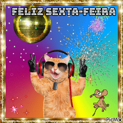 Feliz Crazy Sexta - Бесплатный анимированный гифка