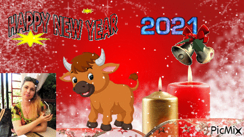C Новым годом, Нади! - GIF animasi gratis