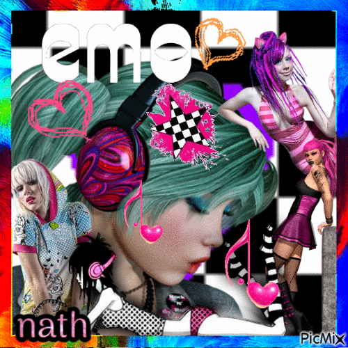 Emo girl,concours - Free animated GIF