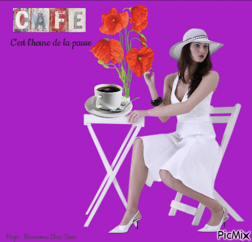 Bonne pause café - Darmowy animowany GIF
