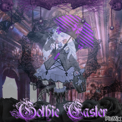 Purple Gothic Contest Entry - Bezmaksas animēts GIF