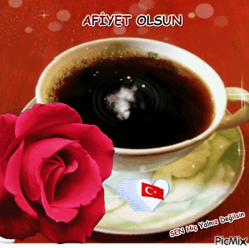 Kahve KEYFİ - Bezmaksas animēts GIF