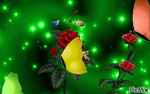 borboletas - Darmowy animowany GIF
