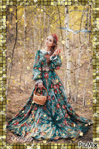 Photo de femme en automne - Ingyenes animált GIF