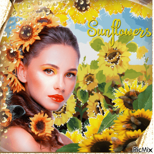 Sonnenblumen - Besplatni animirani GIF