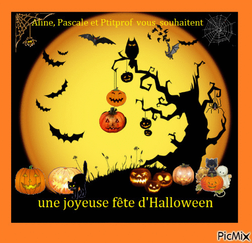 joyeux halloween - GIF animado gratis