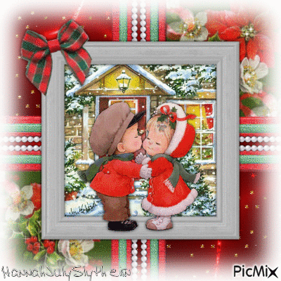 /#/Christmas Kiss/#/ - Безплатен анимиран GIF