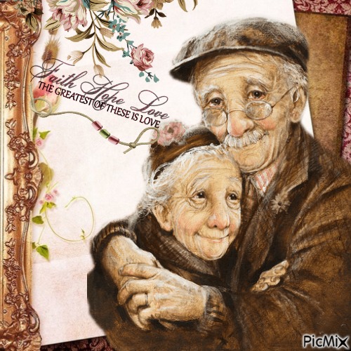 Old Couple - png gratuito