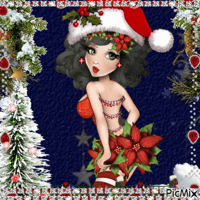 sexy santa - Бесплатни анимирани ГИФ