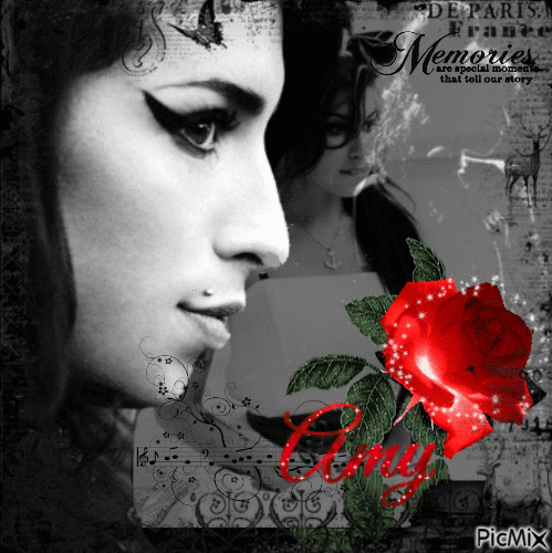 Amy Winehouse - GIF animado gratis