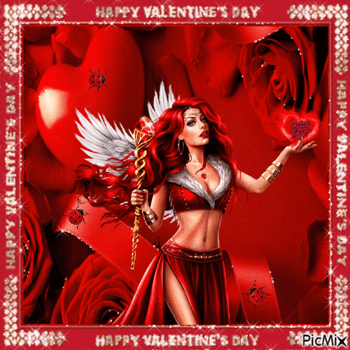 Valentine goddes - Бесплатный анимированный гифка