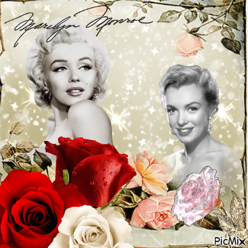 I heart Marilyn Monroe :) - GIF animé gratuit