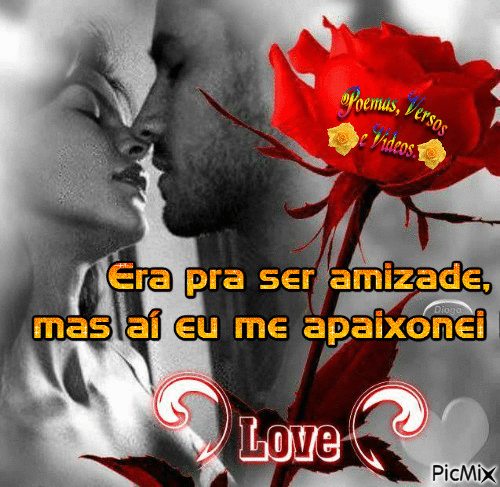 rosa do amor - Бесплатни анимирани ГИФ