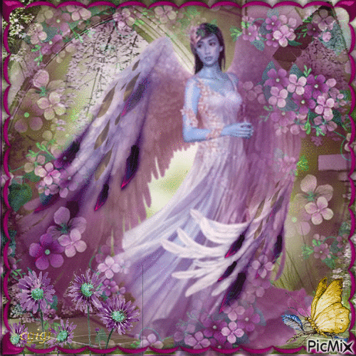 Angel fantasy art - Gratis geanimeerde GIF
