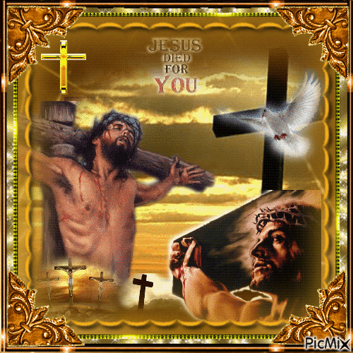 Jésus, la Crucifixion - Gratis animeret GIF