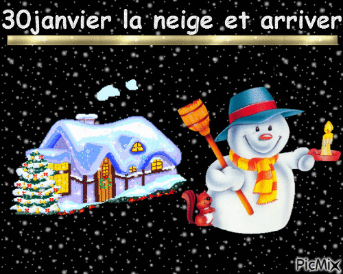 neige - Zdarma animovaný GIF