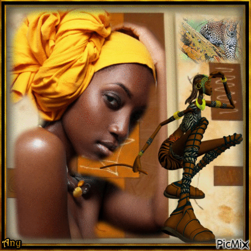 Création Africaine... - GIF animé gratuit