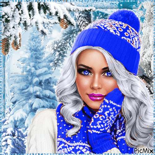 Зимняя красота - 無料のアニメーション GIF