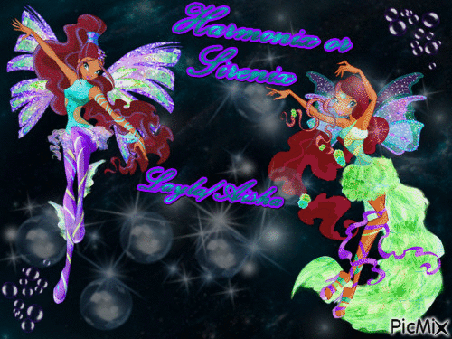 Winx club Layla/Aisha Harmonix or Sirenix - Zdarma animovaný GIF