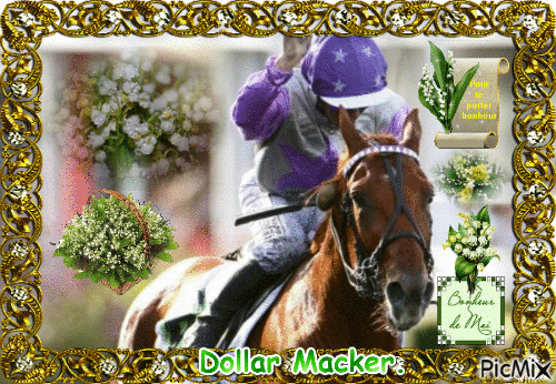 Le champion Dollar Macker. - GIF เคลื่อนไหวฟรี
