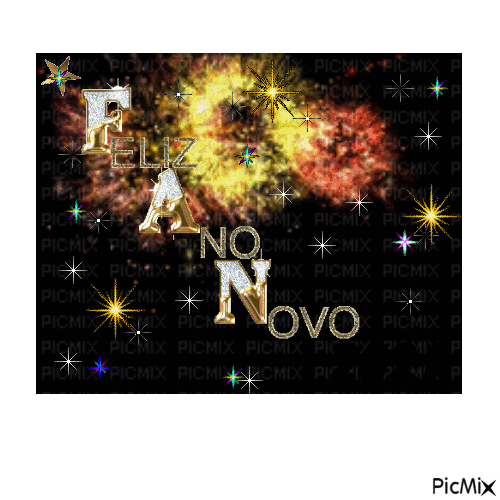 ano novo - Бесплатный анимированный гифка
