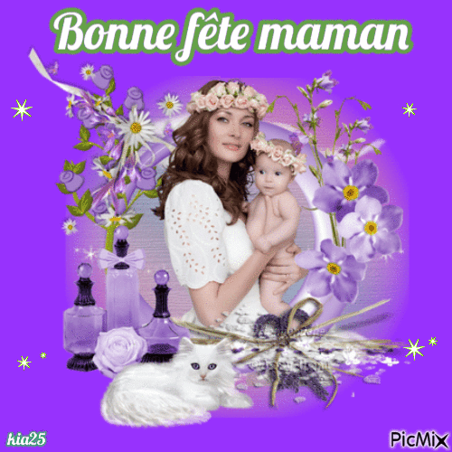 fête des mamans - Free animated GIF
