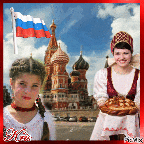 Bienvenue à Moscou - Gratis animerad GIF