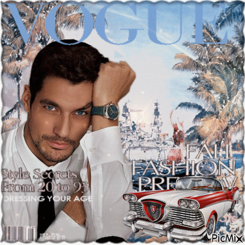 Vogue Man - Δωρεάν κινούμενο GIF
