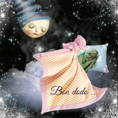 Nuit d'étoiles, Dodo - Bezmaksas animēts GIF