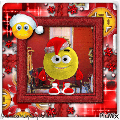 //Another Santa Smiley\\ - Zdarma animovaný GIF
