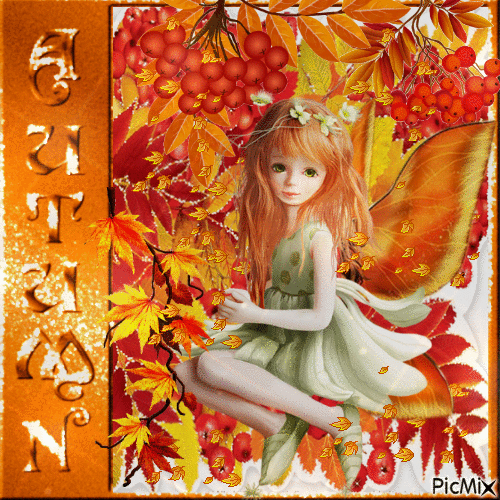 Kleine Herbstfee - Besplatni animirani GIF