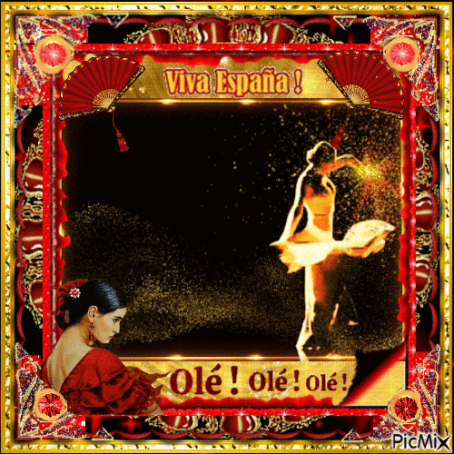 Danseuse de Flamenco - GIF animado grátis