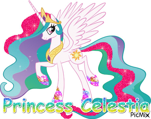 Princezna Celestia - GIF animate gratis