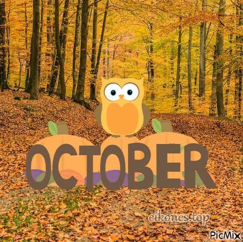 October - gratis png