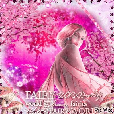 pink fairy - Бесплатни анимирани ГИФ
