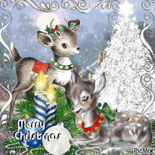 Christmas animals-contest - Gratis geanimeerde GIF