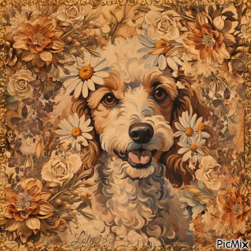 portrait chien - 無料のアニメーション GIF