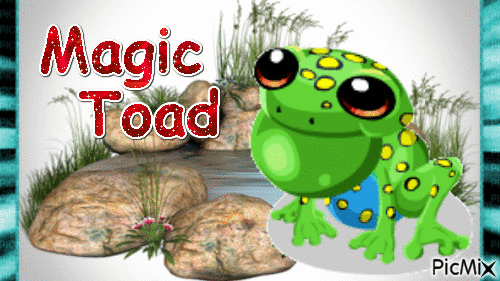 Magic Toad - GIF animé gratuit
