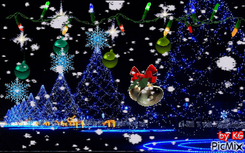 Christmas gif snow - Free animated GIF