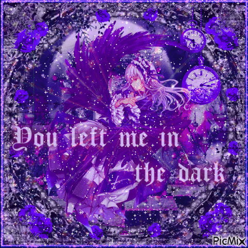 You left me in the dark - Free animated GIF